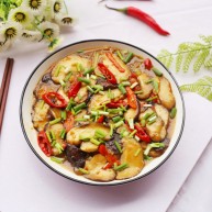 拿肉都不换的素炒香菇