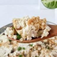 宝宝辅食虾皮粉蒸豆腐饼