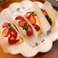 韩式—草莓蛋糕卷