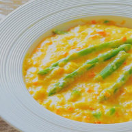 南瓜蔬菜浓汤宝宝辅食胡萝卜奶粉芦笋