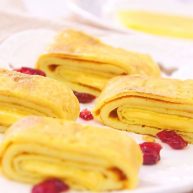 咖喱蛋卷宝宝辅食鸡蛋奶酪淀粉