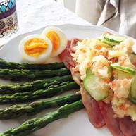 小芽早餐芦笋培根土豆泥