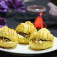 沙丁鱼咸奶油泡芙