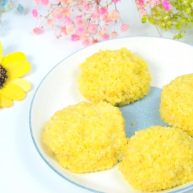 小米豆腐虾仁丸宝宝健康辅食高蛋白补钙