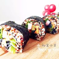 健康低卡餐秘鲁三色藜麦寿司