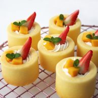 堡尔美克奶油水果杯小嶋老师海绵蛋糕