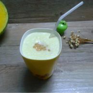 西米麒麟瓜奶昔