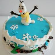 可爱到不忍下口的冰雪奇缘3D蛋糕翻糖蛋糕教学