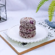 补血养颜低脂紫薯红糖糯米饼