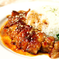 烧汁鸡腿饭