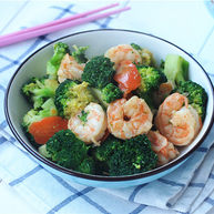 西兰花炒虾仁