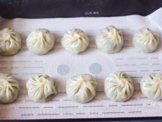 16、茴香油渣虾皮包,皮薄馅足的茴香油渣虾皮包出锅咯。