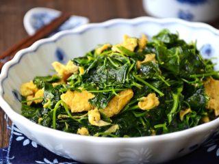 12、金花菜炒蛋,成品