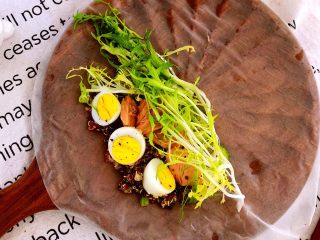 14、轻食料理-缤纷越南春卷,加上苦苣或你喜欢的蔬菜。