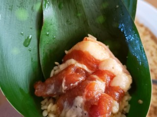 17、大肉粽,加入几块五花肉