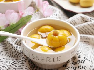 16、南瓜豆沙汤圆,吃一个