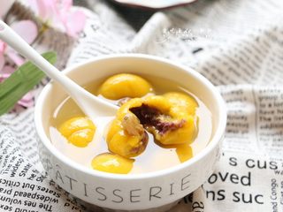 18、南瓜豆沙汤圆,好吃