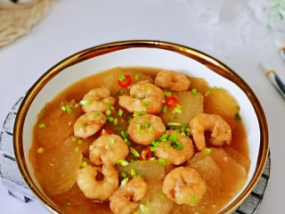 15、冬瓜炒虾仁,喜欢的做起来。