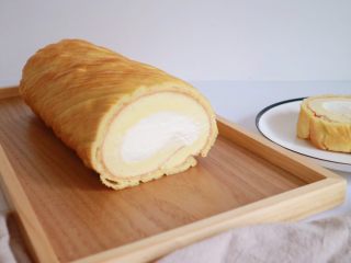 44、日式泡芙蛋糕卷,成品图