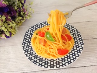 15、芝士彩蔬意面,快来一起吃吧