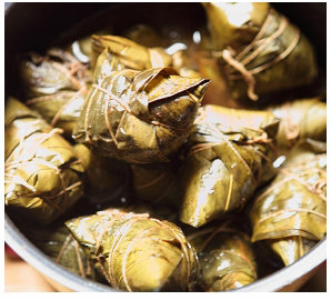 9、甜蜜红枣粽,煮至3-4小时即可