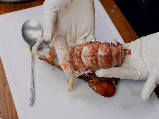 6、法式龙虾浓汤,好大一块肉