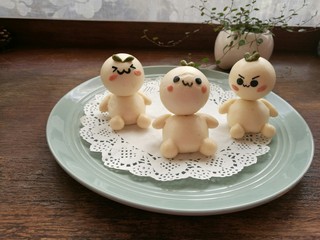 15、造型馒头——长草颜团子,各种表情的团子君。