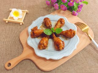 14、照烧鸡翅根,成品图。味道棒棒哒！