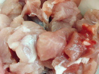 2、咖喱饭????,切成粒