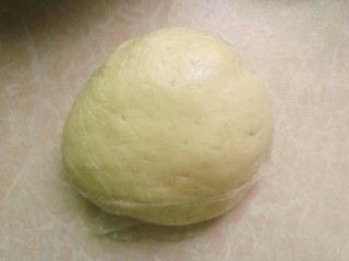 5、鲜肉月饼,揉好的面团醒个一小时