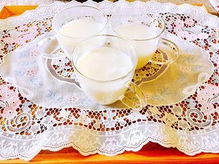 11、日式杏仁豆腐,恩、是3杯的量。虽说我拿了四个杯子（????）