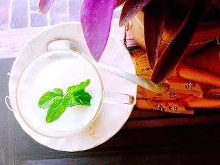 13、日式杏仁豆腐,甜度刚刚好！吃起来滑滑嫩嫩。????????！