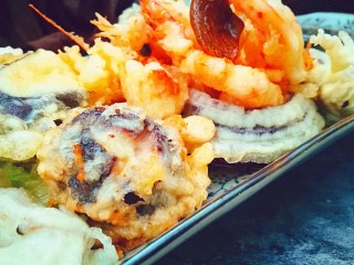 19、日式美食～什锦天妇罗,妥妥哒 装盘吧