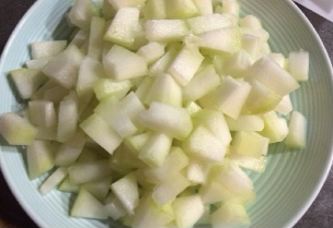 4、宝岛名吃——蓝莓凤梨酥 ,冬瓜去皮去籽切小块