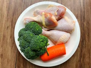 1、照烧鸡腿饭,准备食材