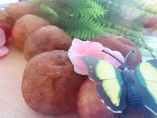 13、#甜味#糯米南瓜球,我喜欢凉了以后吃????