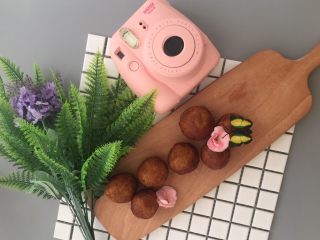 19、#甜味#糯米南瓜球,美味营养价值高的糯米南瓜球就完成了