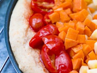 9、全麦彩虹披萨????(无糖无油,减脂增肌必备),七彩小仙女~