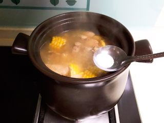 16、红烧鸭肉,加入精盐调匀,红烧鸭肉做好了~