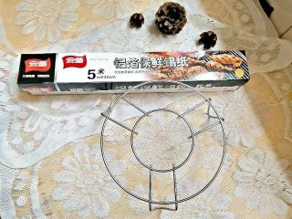 7、日式烤松板肉,准备好锡纸和烤架