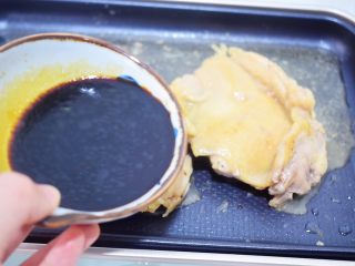 14、照烧鸡腿饭,淋上刚好调好的照烧酱汁