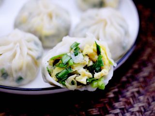 19、薄皮韭菜鸡蛋包,咬一口超级满足爽歪歪。