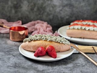 17、黑芝麻奶油紫薯包,成品图