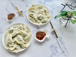 16、猪肉茴香馅儿饺子????,配上好吃的????蒜泥，来和我一起开动吧????