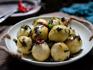 13、元宵节-雪菜炒汤圆,上桌开吃