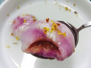 15、彩色水果馅汤圆,一会就光????????