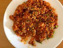 12、法式茄子贻贝,盛入盘中加入少许细香葱碎