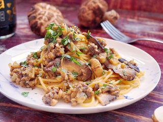 16、日式菌菇意面,不错吧