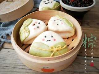 21、粽子饼夹&肉末梅干菜,夹着自己喜欢的馅料美美的吃起来吧！