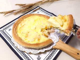 17、黄桃全麦披萨,拉丝拉丝～